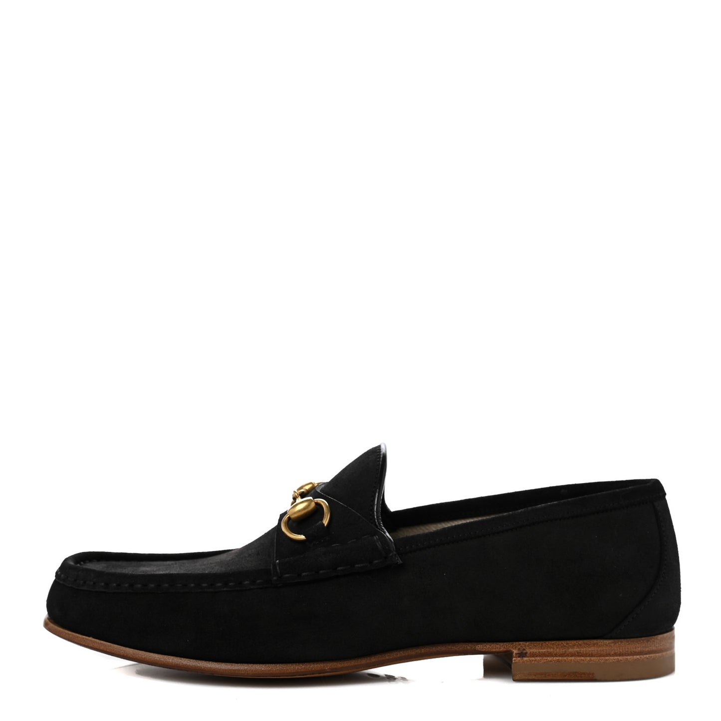 Suede Mens 1953 Horsebit Loafers 9.5 Black