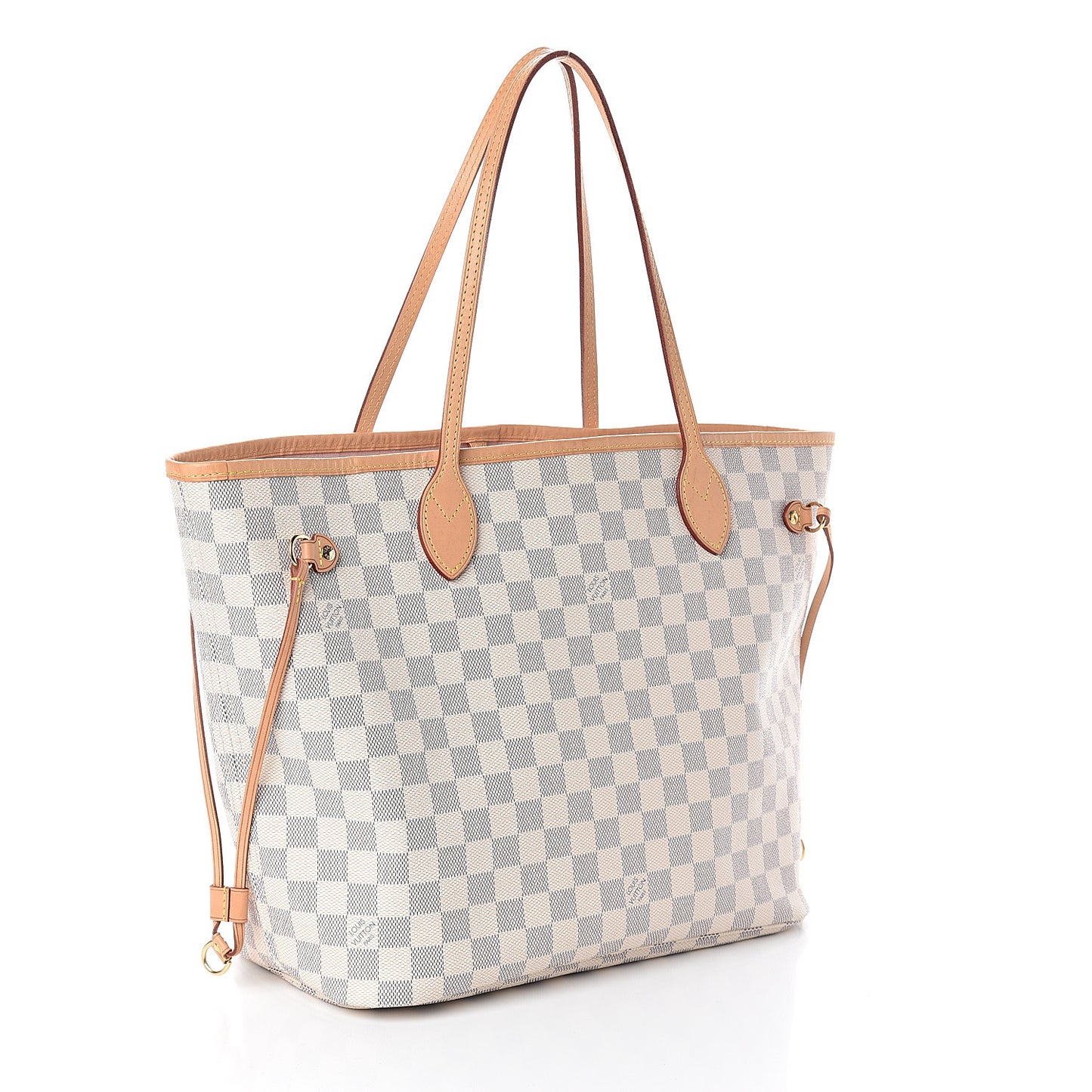 Damier Azur Neo Neverfull MM Rose Ballerine