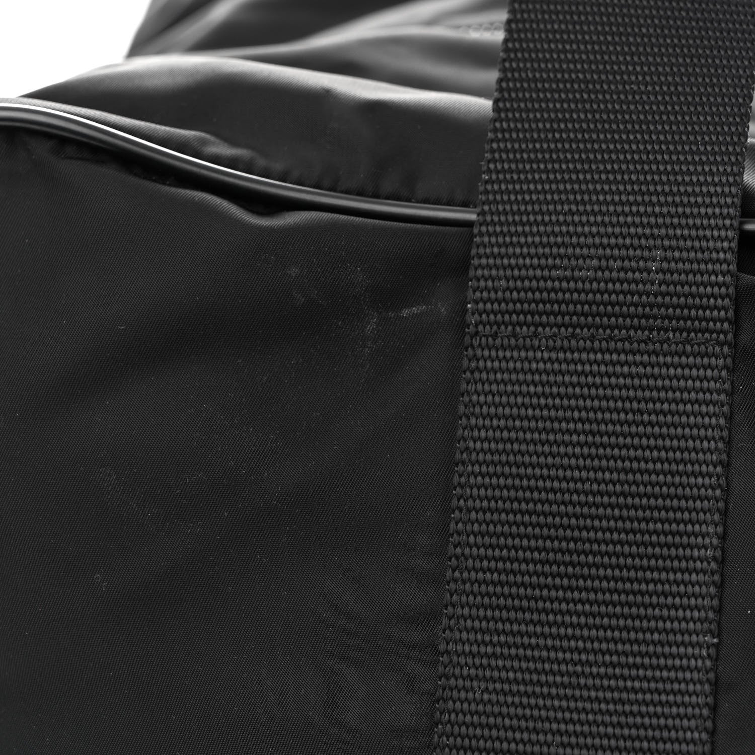Prada Re-Nylon Saffiano Duffle Bag Black 11 of 18
