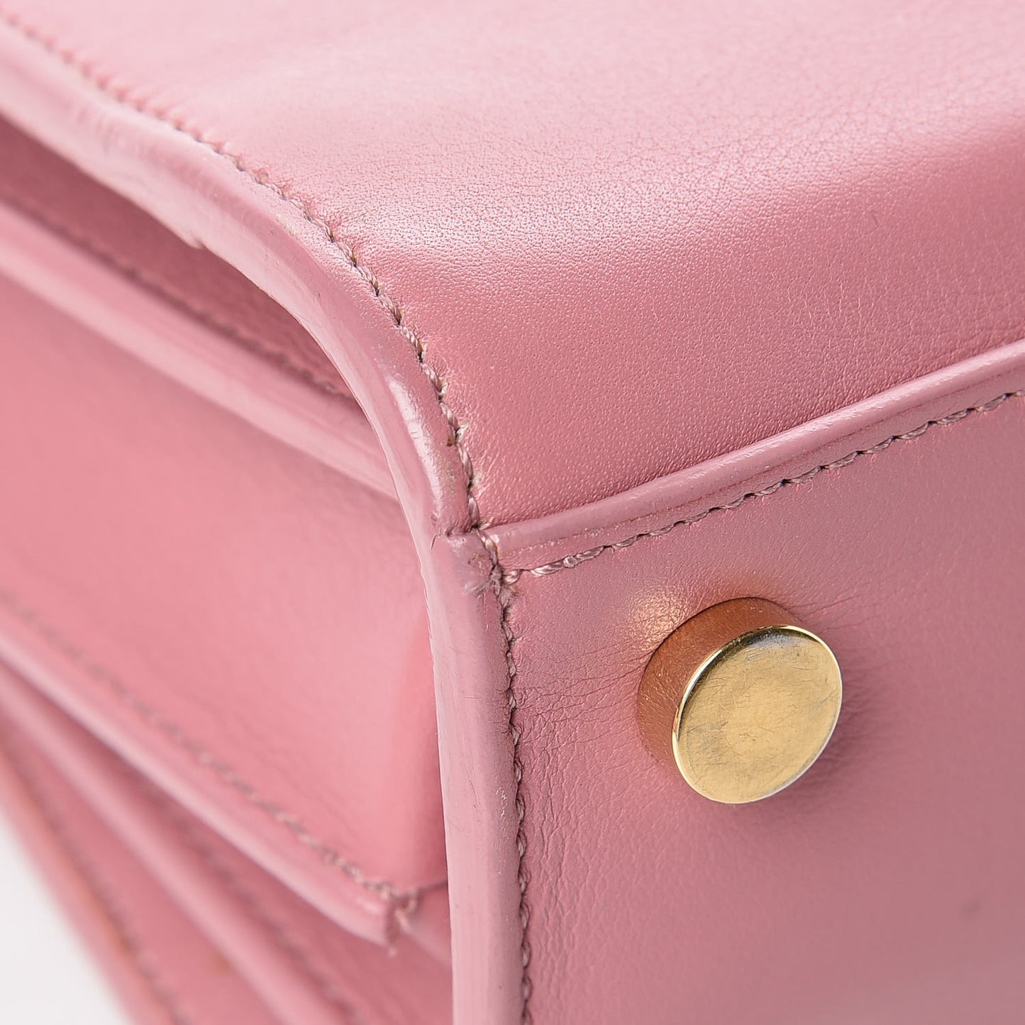 Calfskin Nano Sac De Jour Rose Dark