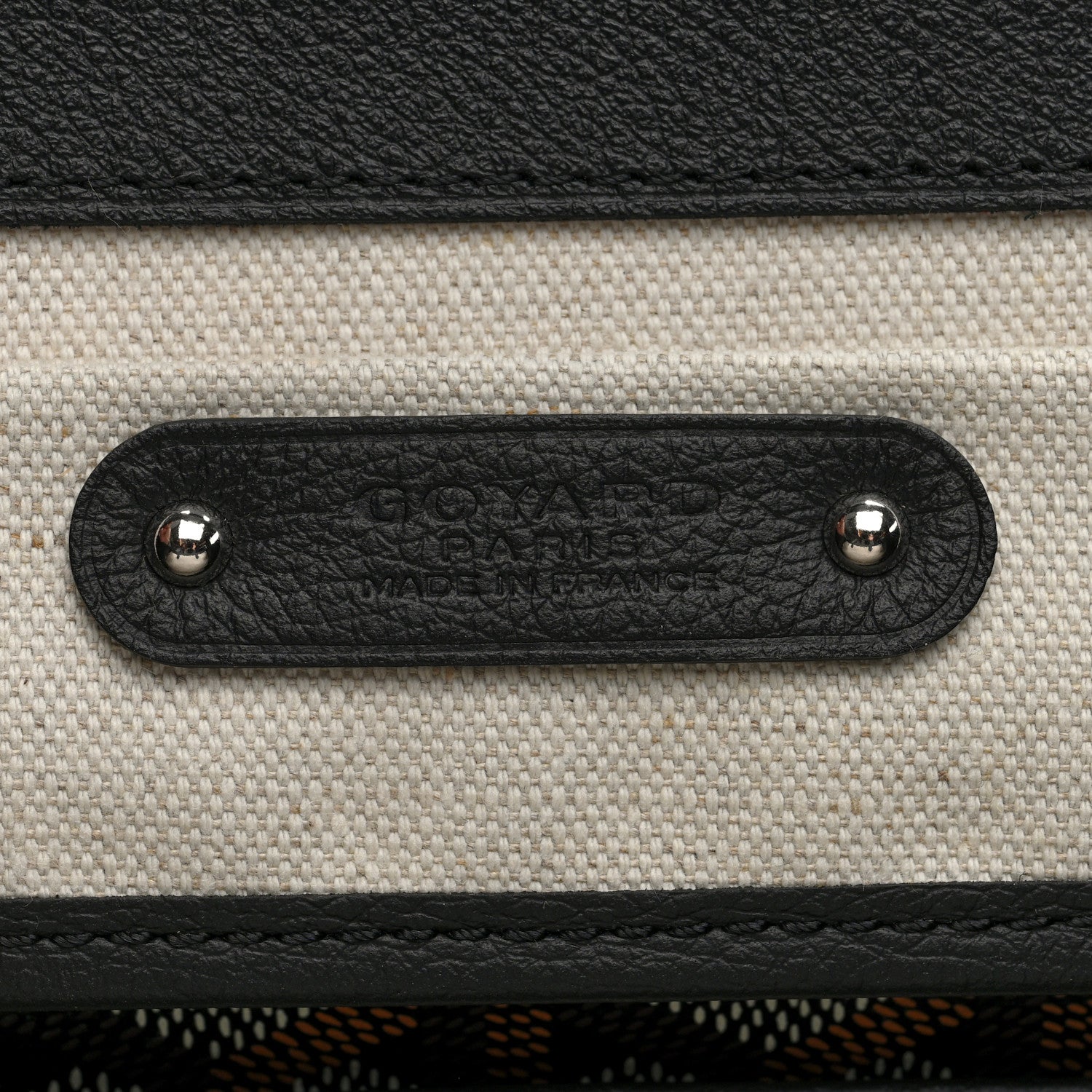 Goyard Goyardine Saigon Tote Black 6 of 9