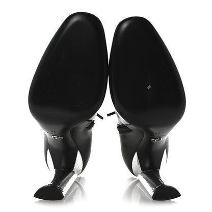 Christian Dior Calfskin Savane Ankle Boots 35 Black 6 of 9