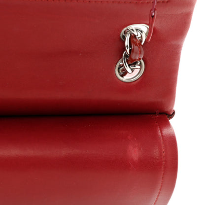 Chanel Patent Quilted Jumbo Double Flap Red 12 of 12