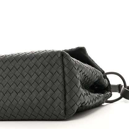 Bottega Veneta Nappa Intrecciato Flap Shoulder Bag Ebano 9 of 9