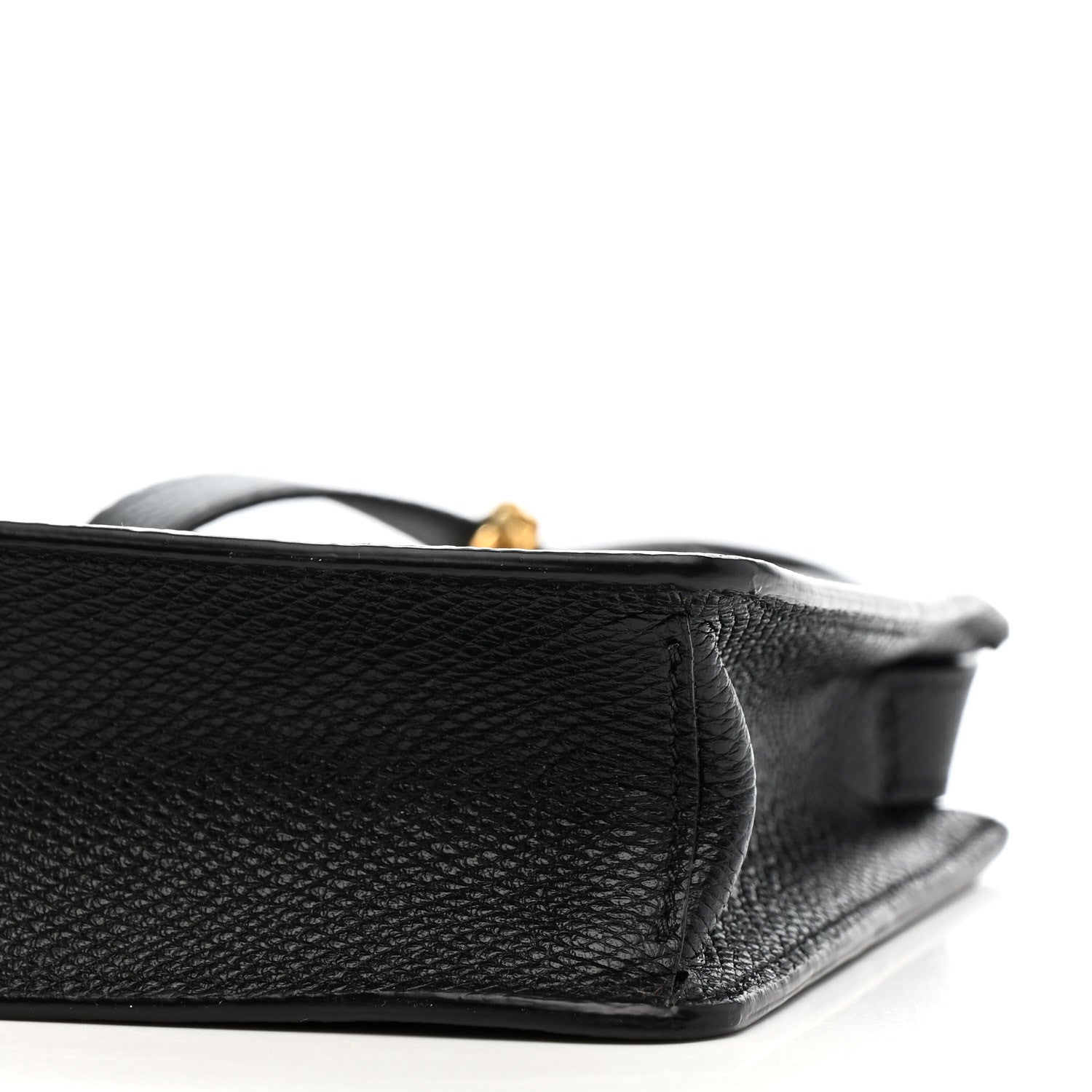 Valentino Garavani Grainy Calfskin VSling Clutch Black 9 of 9