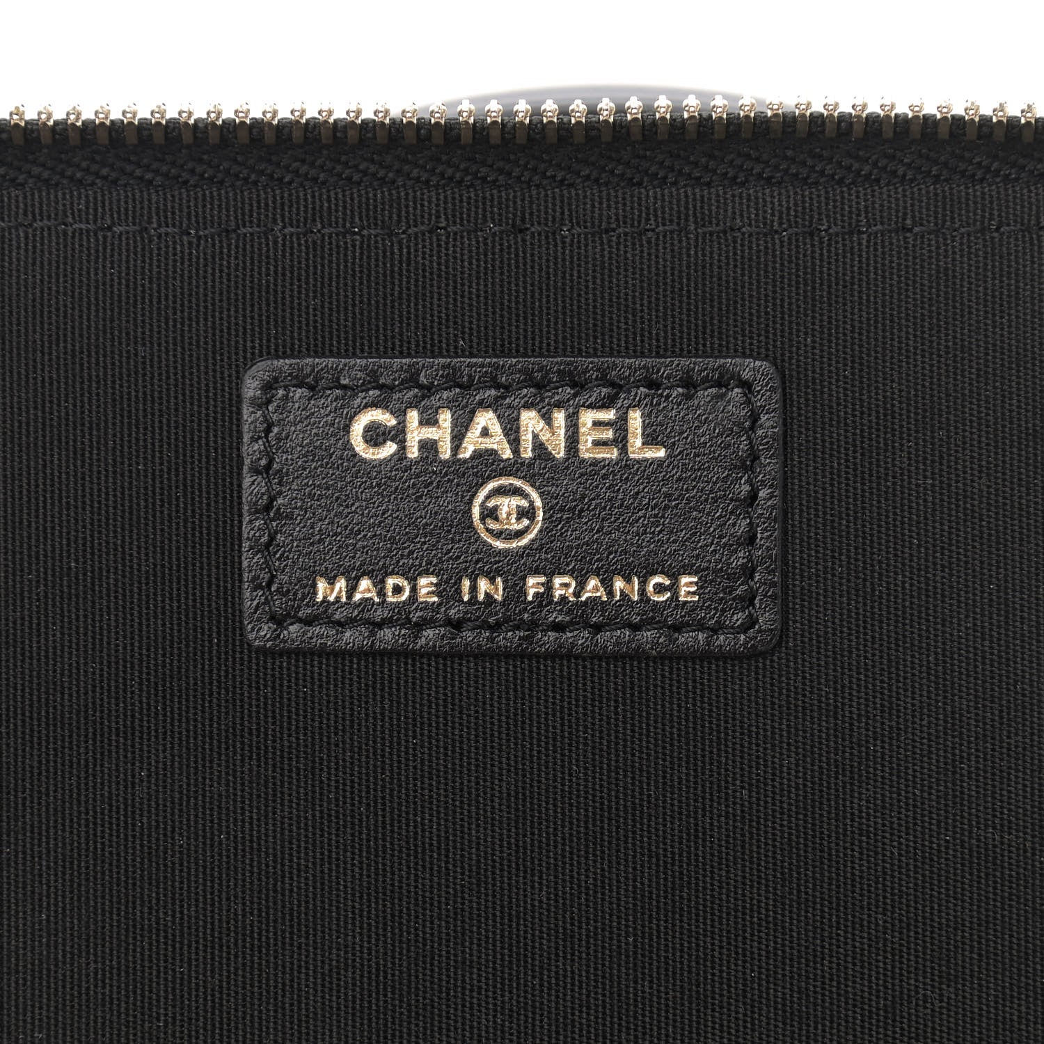Chanel Lambskin Quilted Small Top Handle Vanity Case With Chain Black 6 of 14
