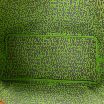 Louis Vuitton Monogram Graffiti Neverfull GM Green 5 of 8