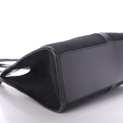 Gucci Monogram Bardot Shoulder Bag Black 6 of 9