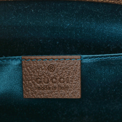 Gucci GG Supreme Monogram Web Small Ophidia Chain Shoulder Bag Brown 6 of 10