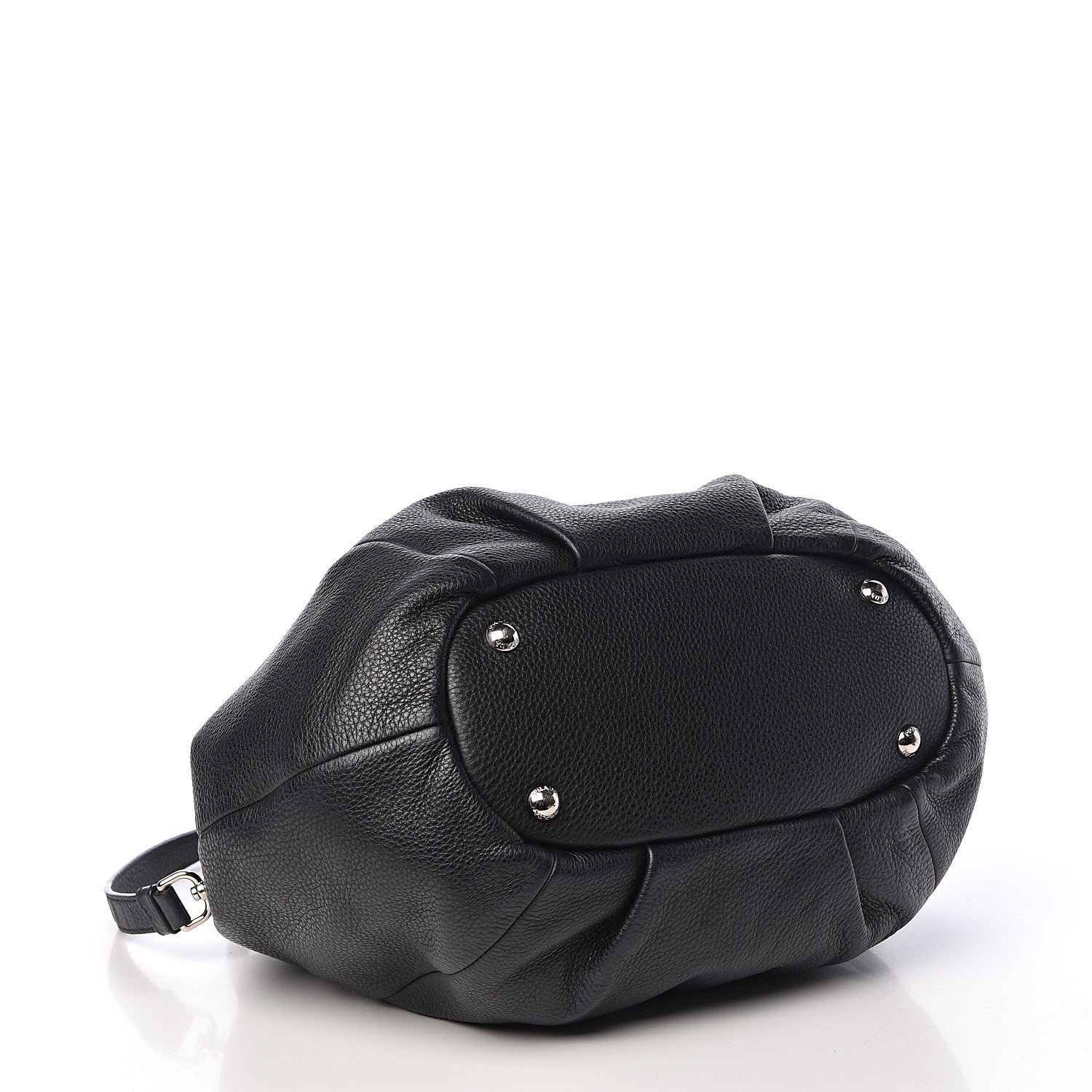 Prada Vitello Daino Shoulder Bag Black 4 of 12