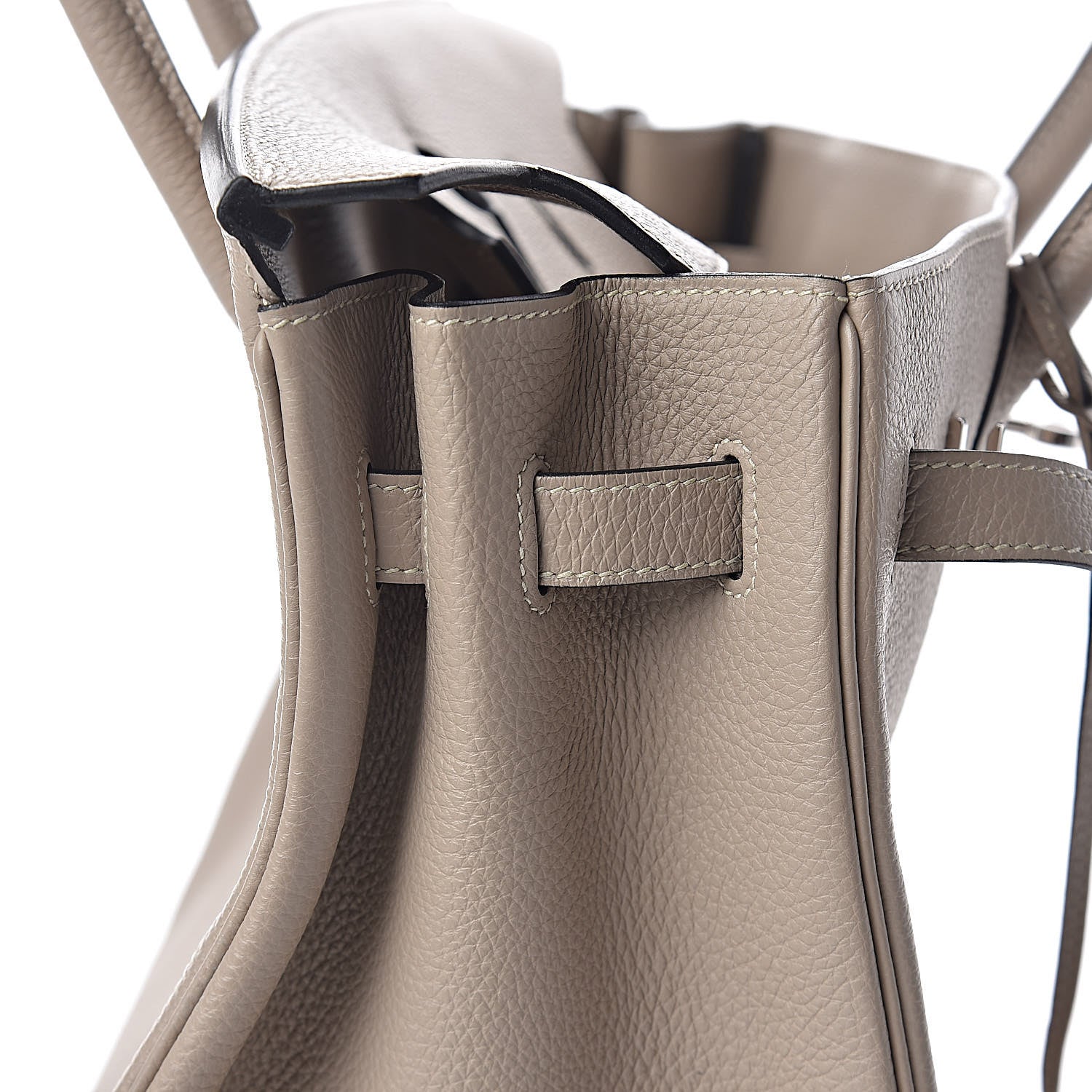 Hermes Taurillon Clemence Birkin 35 Gris Tourterelle 10 of 32