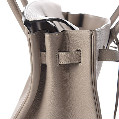 Hermes Taurillon Clemence Birkin 35 Gris Tourterelle 10 of 32