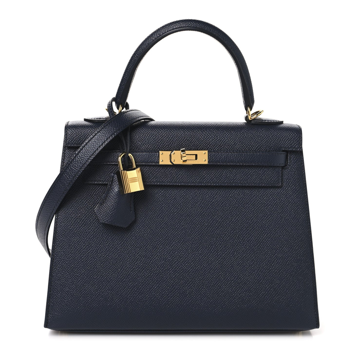 Epsom Kelly Sellier 25 Bleu Indigo