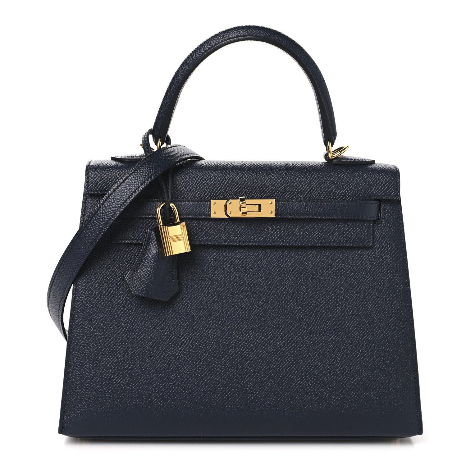 Hermes Epsom Kelly Sellier 25 Bleu Indigo 1 of 13