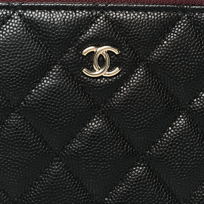Chanel Caviar Quilted Small Cosmetic Case Black 8 of 9