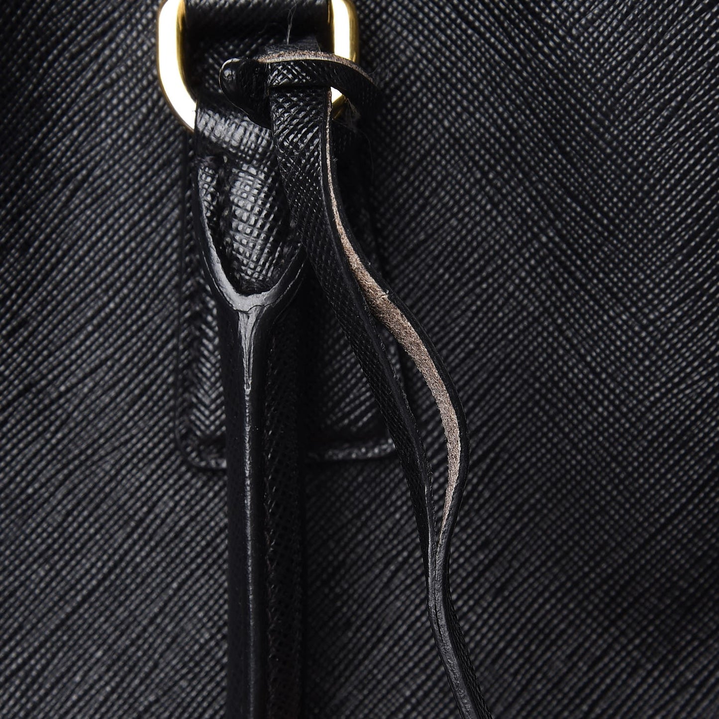 Saffiano Lux Medium Tote Nero Black