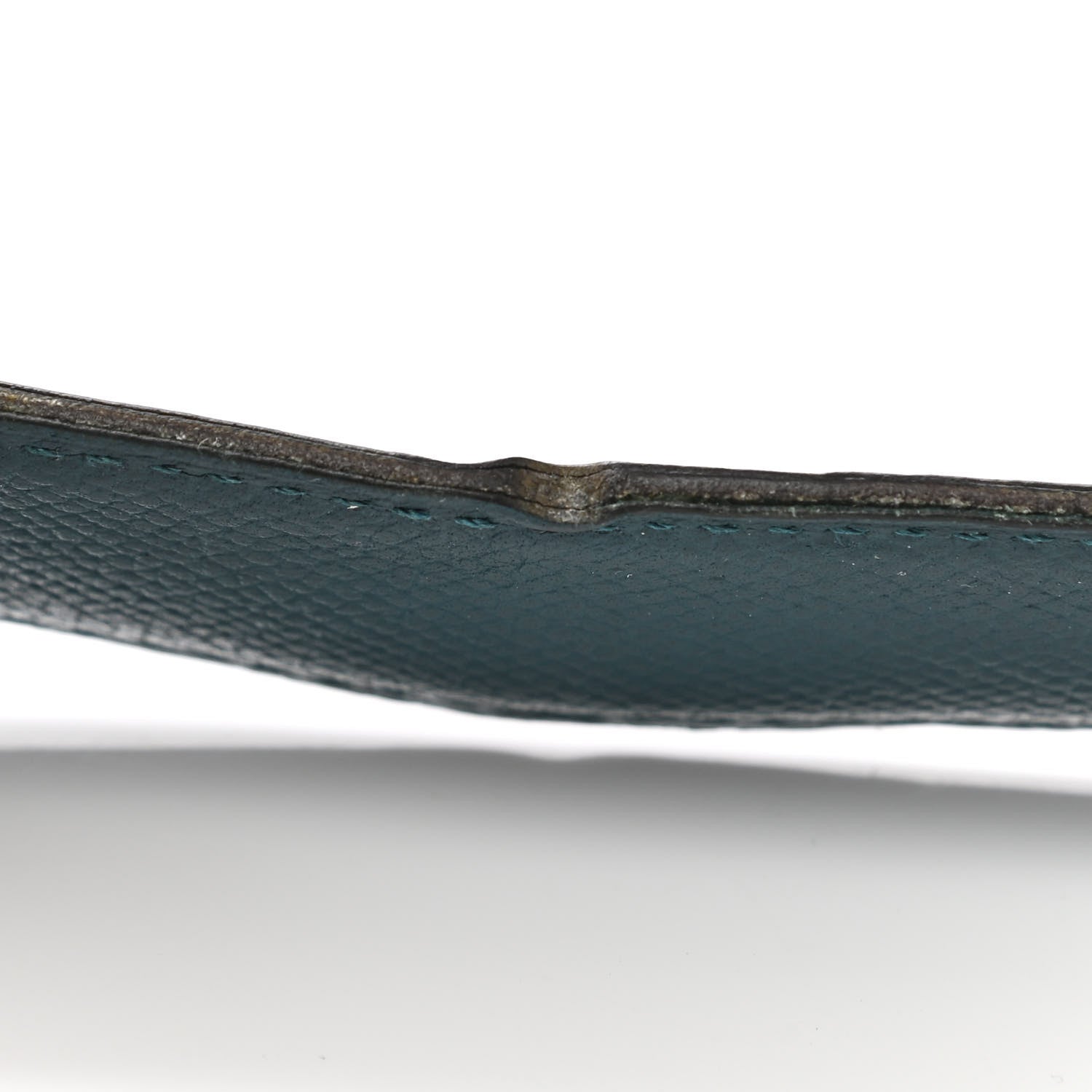 Hermes Epsom Swift 32mm Strie H Belt 95 Colvert Bleu Saphir 9 of 10
