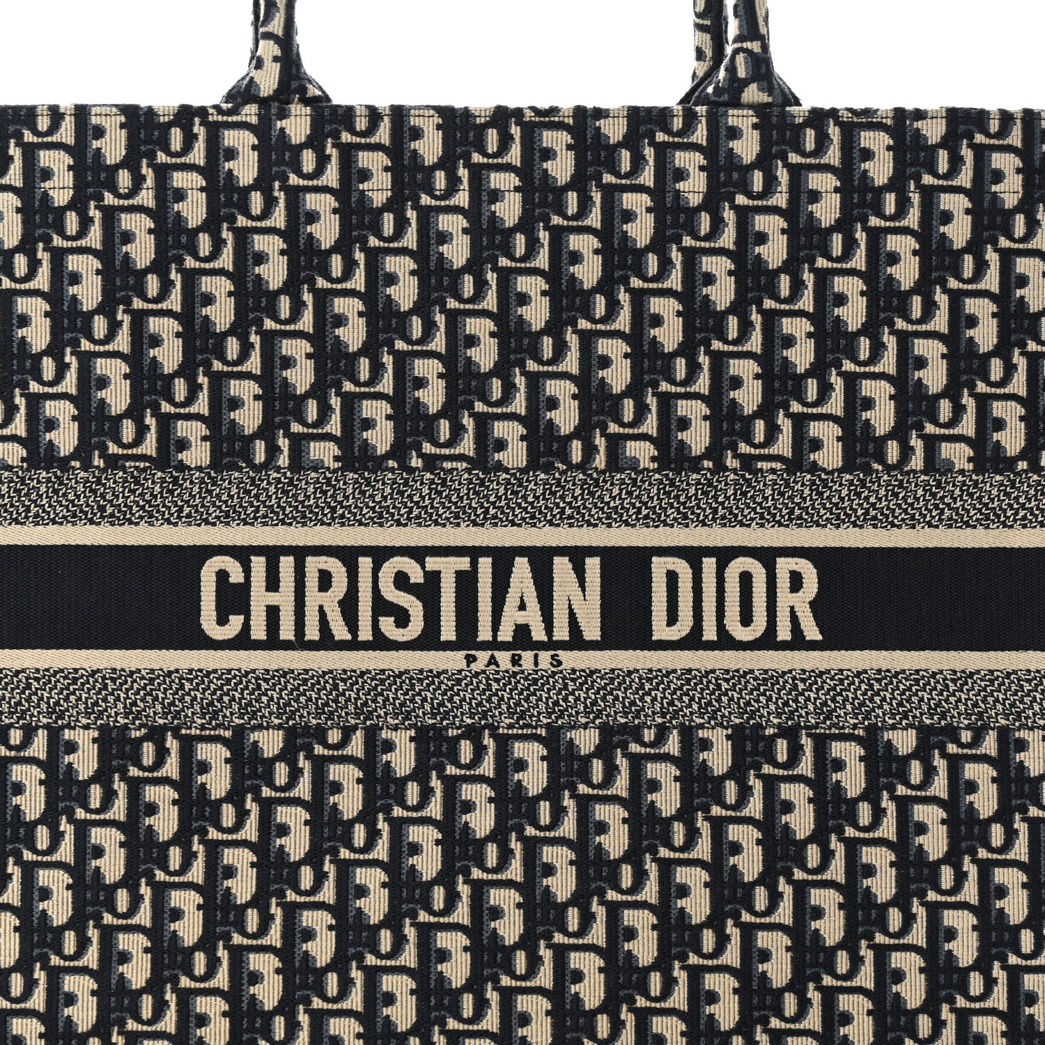 Christian Dior Oblique Large Book Tote Blue Multicolor 8 of 10