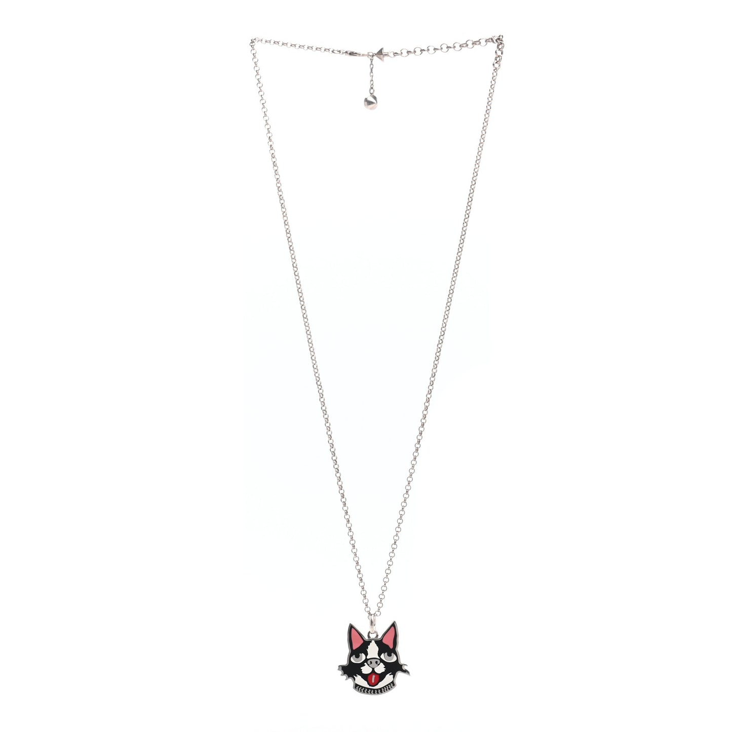 Sterling Silver Enamel Bosco Pendant Necklace