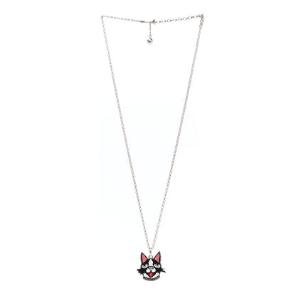 Gucci Sterling Silver Enamel Bosco Pendant Necklace 3 of 5