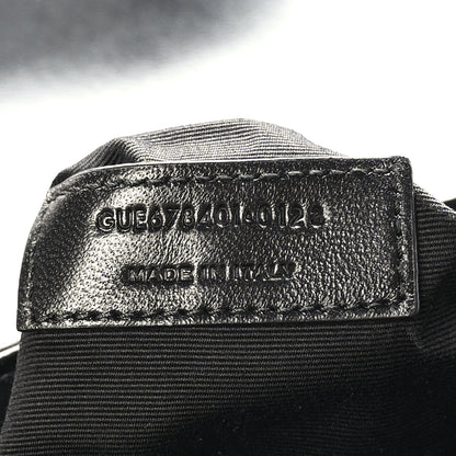 Saint Laurent Calfskin Y Quilted Monogram Monochrome Toy Loulou Crossbody Bag Black 8 of 10