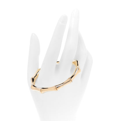 Gucci 18K Yellow Gold Medium Bamboo Spring Bracelet 17 2 of 6