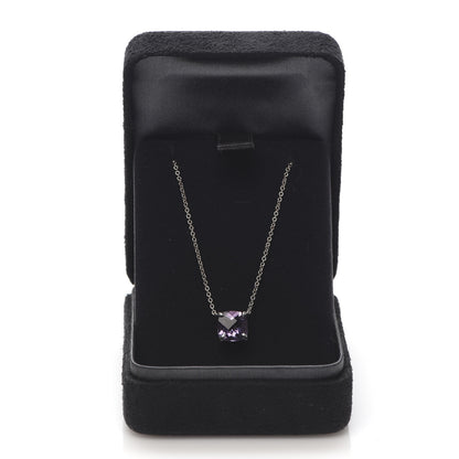 Tiffany Sterling Silver Amethyst Sparklers Pendant Necklace 6 of 6