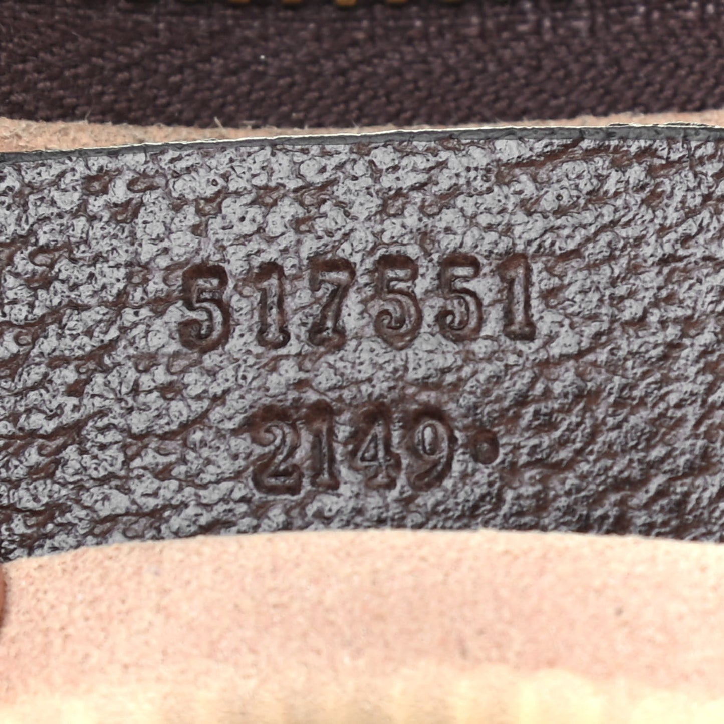 GG Supreme Monogram Large Ophidia Pouch Clutch Brown