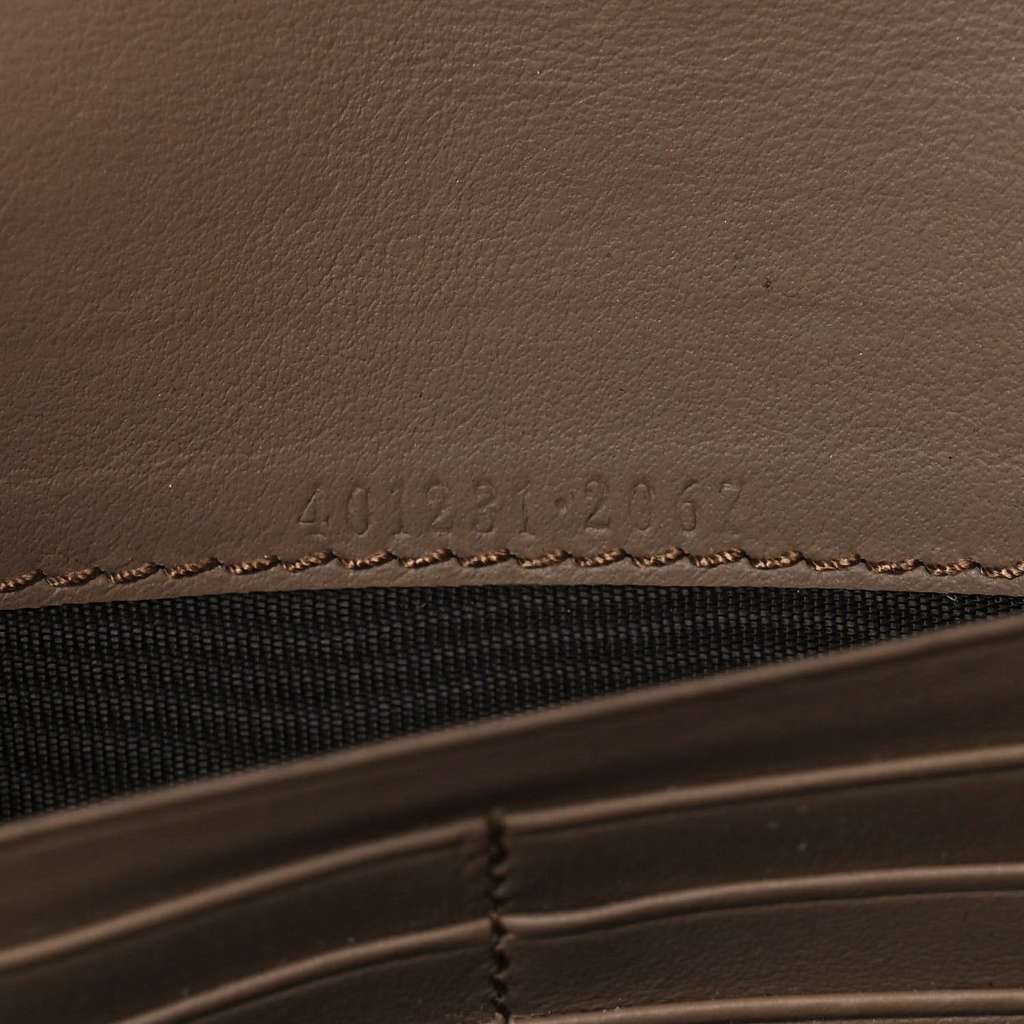 GG Supreme Monogram Mini Dionysus Chain Wallet Beige Taupe