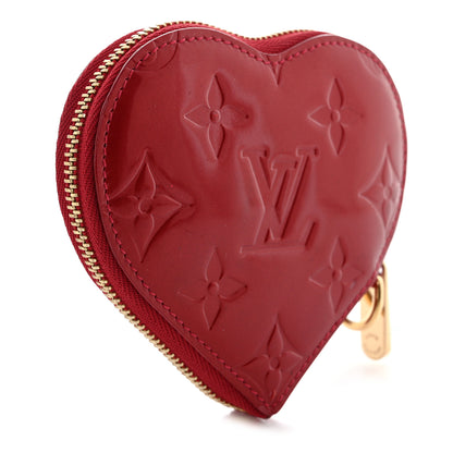 Louis Vuitton Vernis Coeur Heart Coin Purse Pomme D'Amour 3 of 7