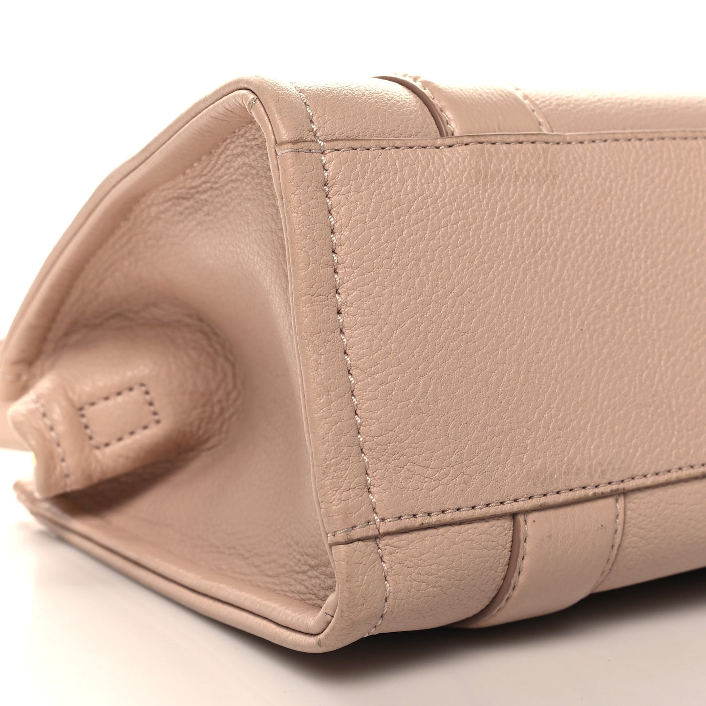 Grained Calfskin Small The Tote Bag Rose Dust