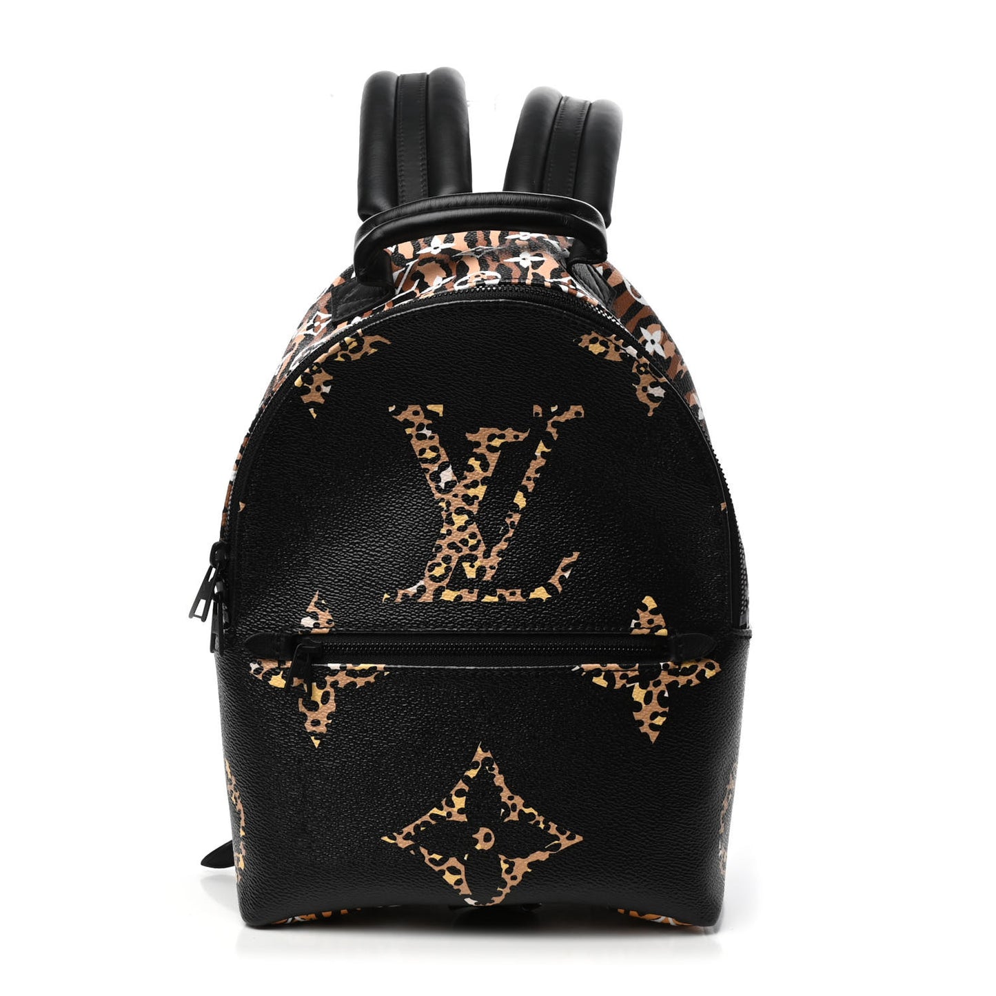 Monogram Giant Jungle Palm Springs Backpack PM Black