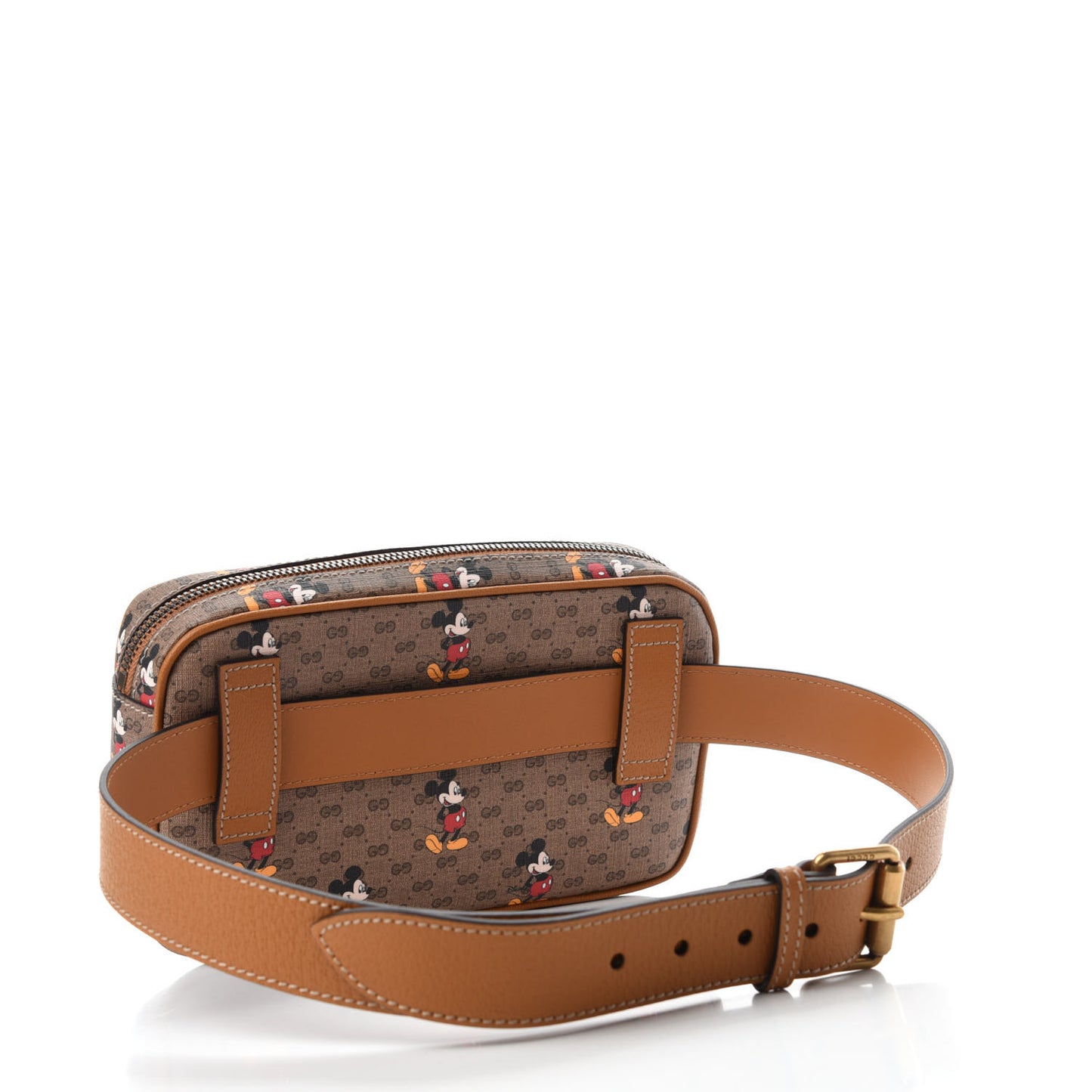 X DISNEY Mini Vintage GG Supreme Monogram Mickey Mouse Small Belt Bag 90 36 Beige Vintage Sun Oil
