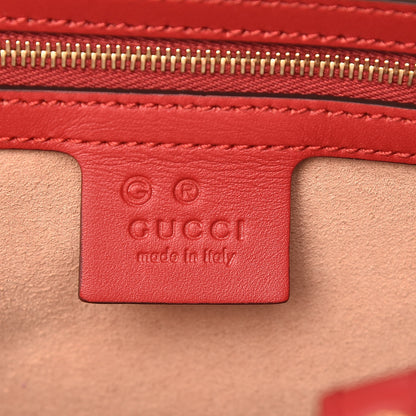Gucci GG Supreme Monogram Blooms Small Boston Beige Blue Navy Hibiscus Red 8 of 9