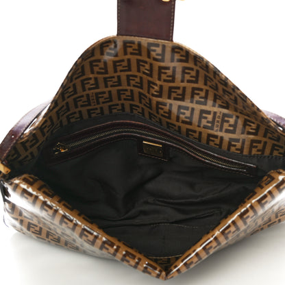 Fendi Vinyl Zucchino Baguette Tobacco 4 of 16