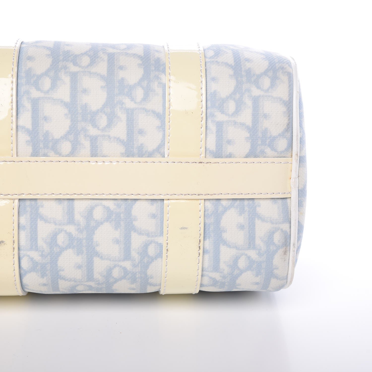 Christian Dior Monogram Mini Boston Blue 9 of 19