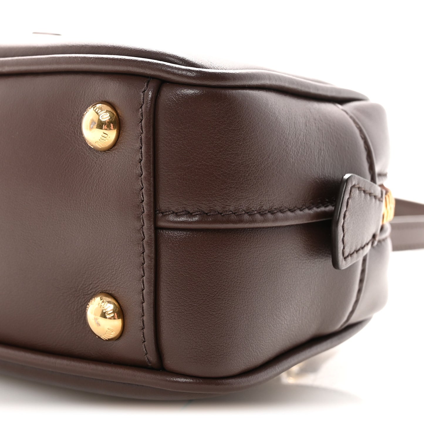 Calfskin Mini Arcadie Top Handle Bag Briarwood