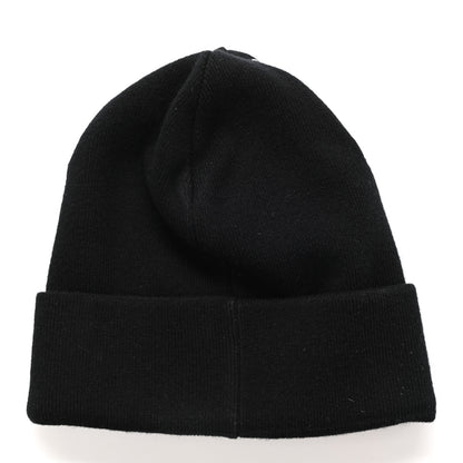 Chanel Cashmere CC Beanie Hat Black 3 of 5