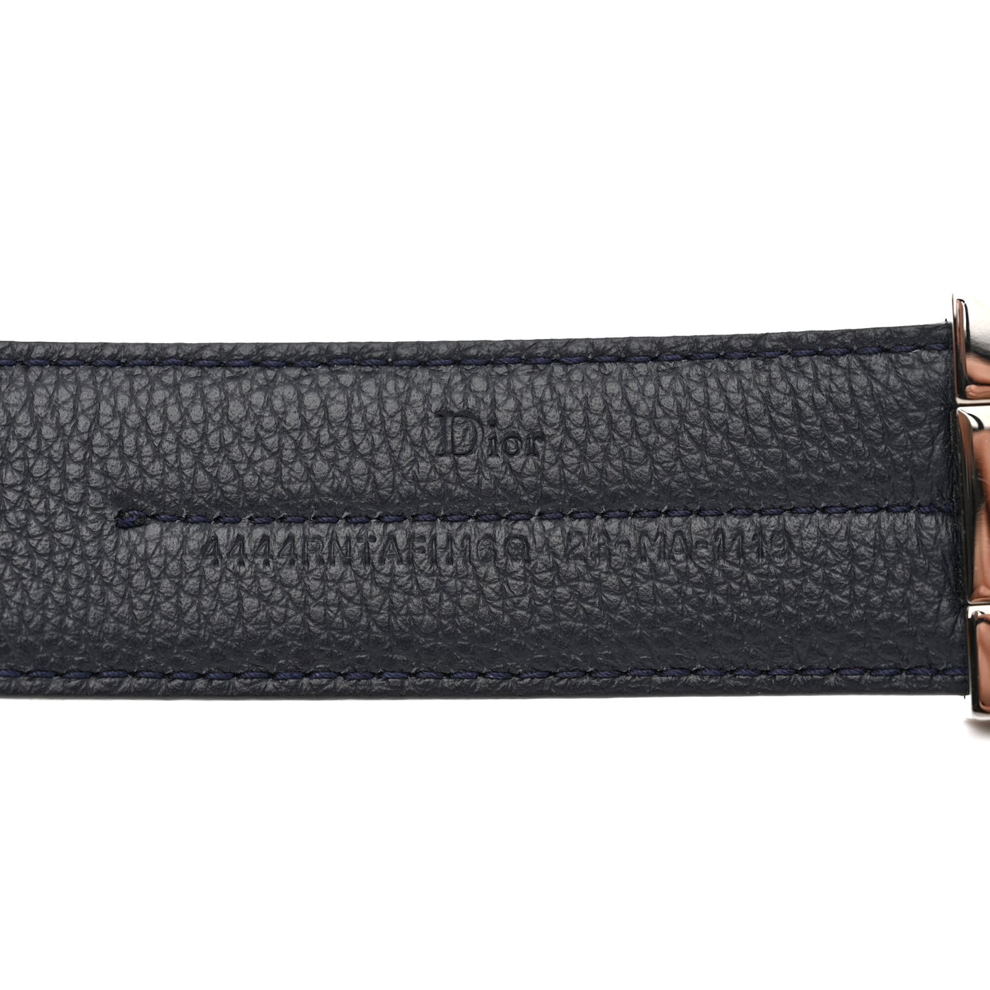 Grained Calfskin 35mm Montaigne Belt 90 Black