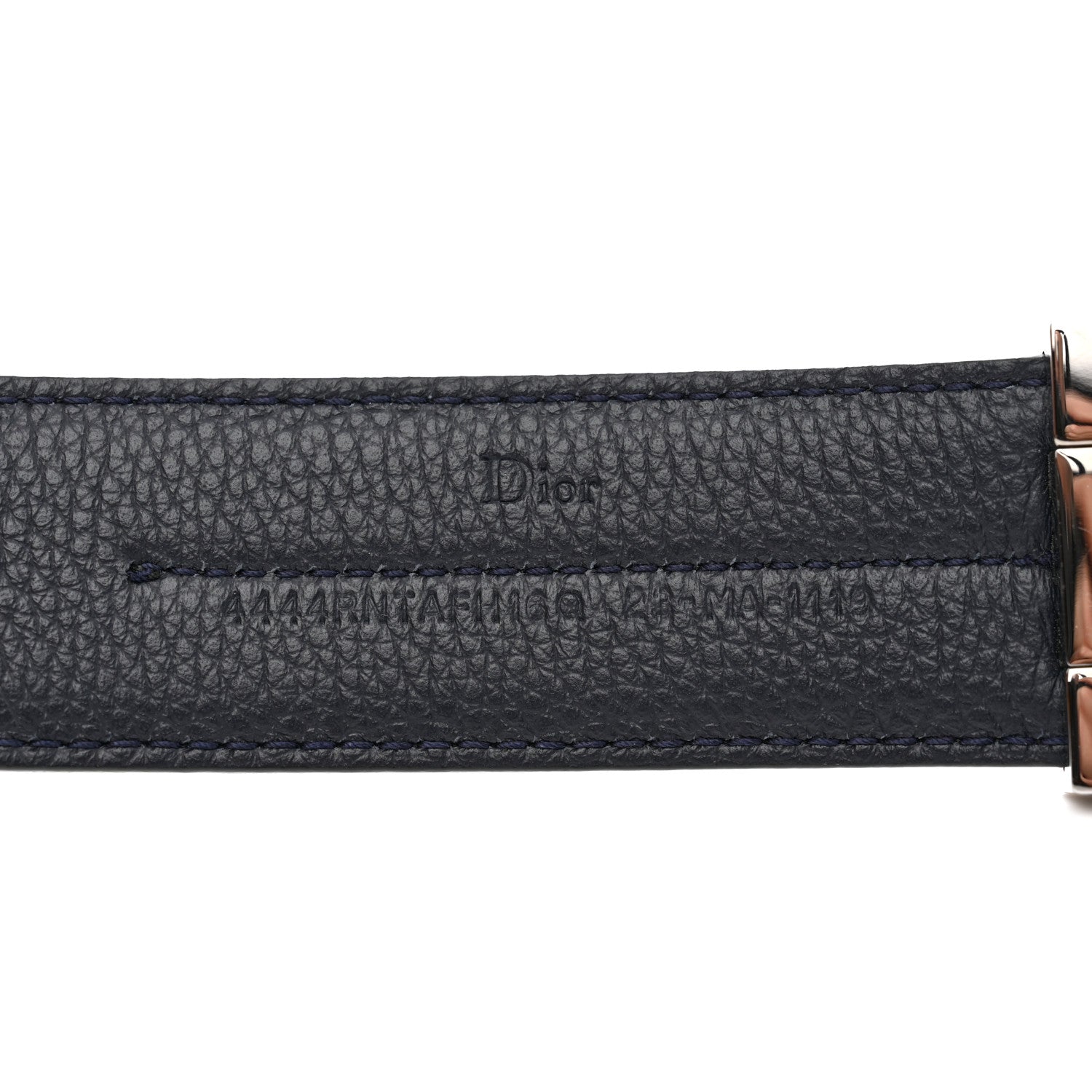 Christian Dior Grained Calfskin 35mm Montaigne Belt 90 Black 7 of 8