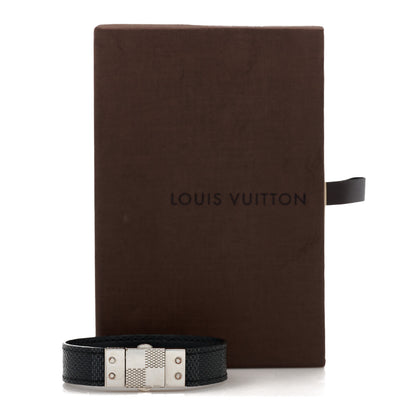 Louis Vuitton Damier Graphite Check It Reversible Bracelet 21 5 of 5