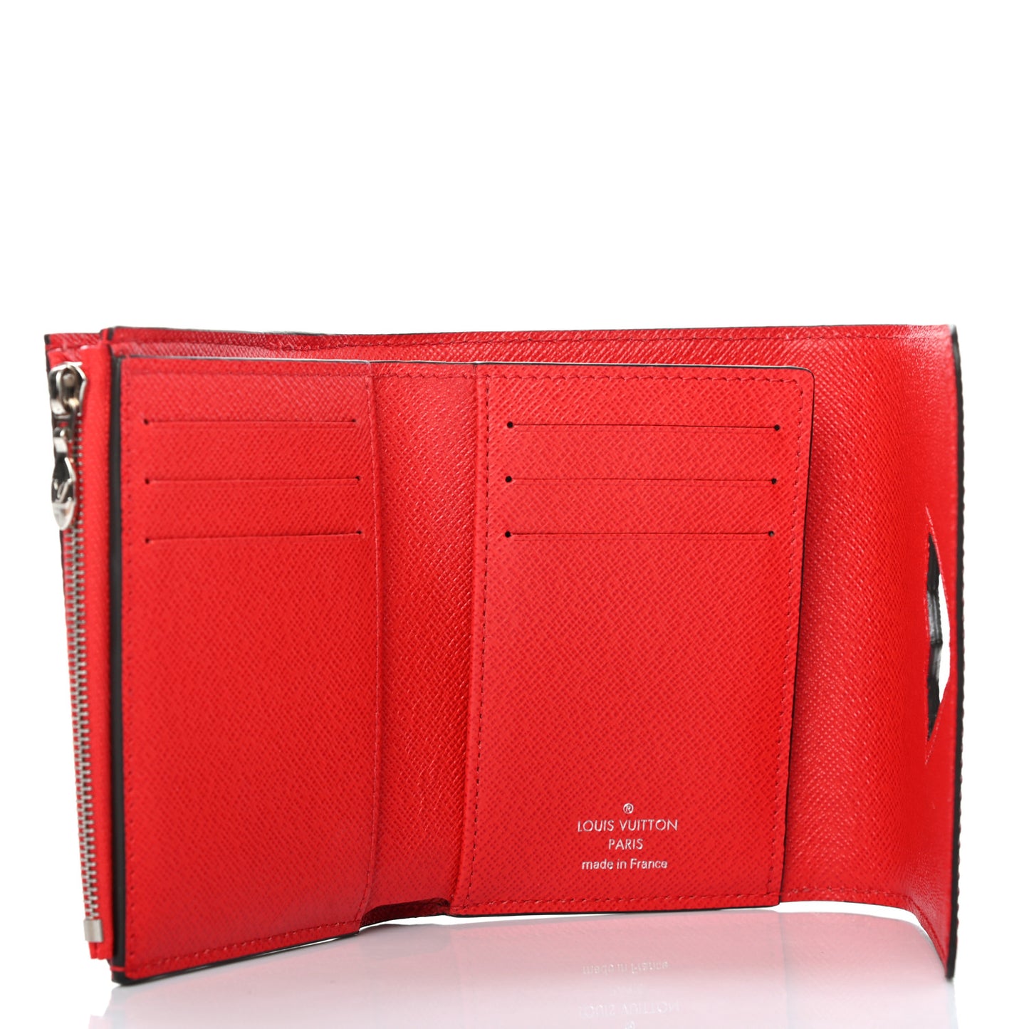 Epi Twist Compact Wallet Coquelicot