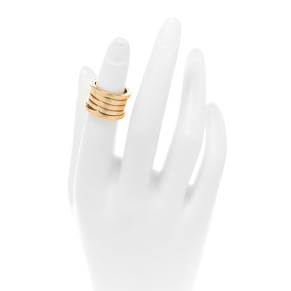 Bulgari 18K Yellow Gold B.Zero1 Five-Band Anniversary Ring 48 4.5 2 of 4