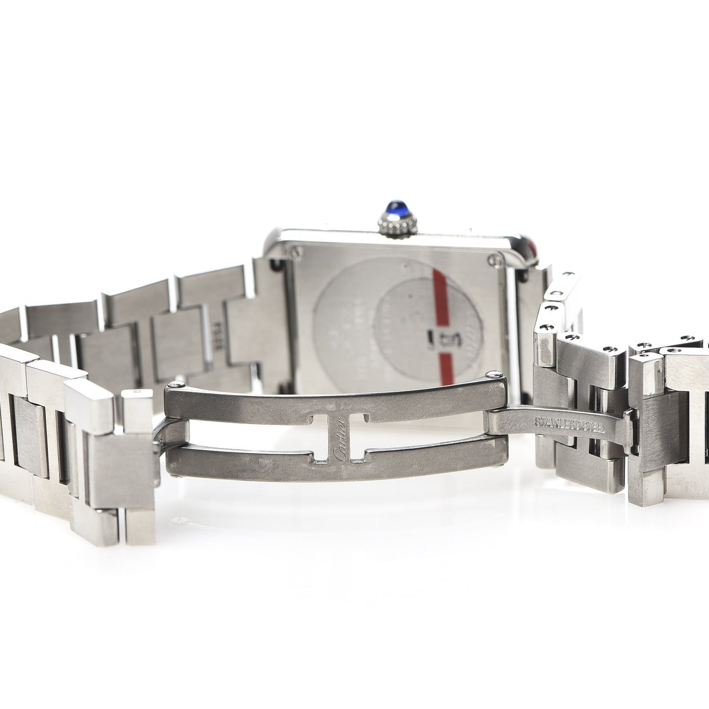 Stainless Steel 24mm Tank Solo Quartz Watch