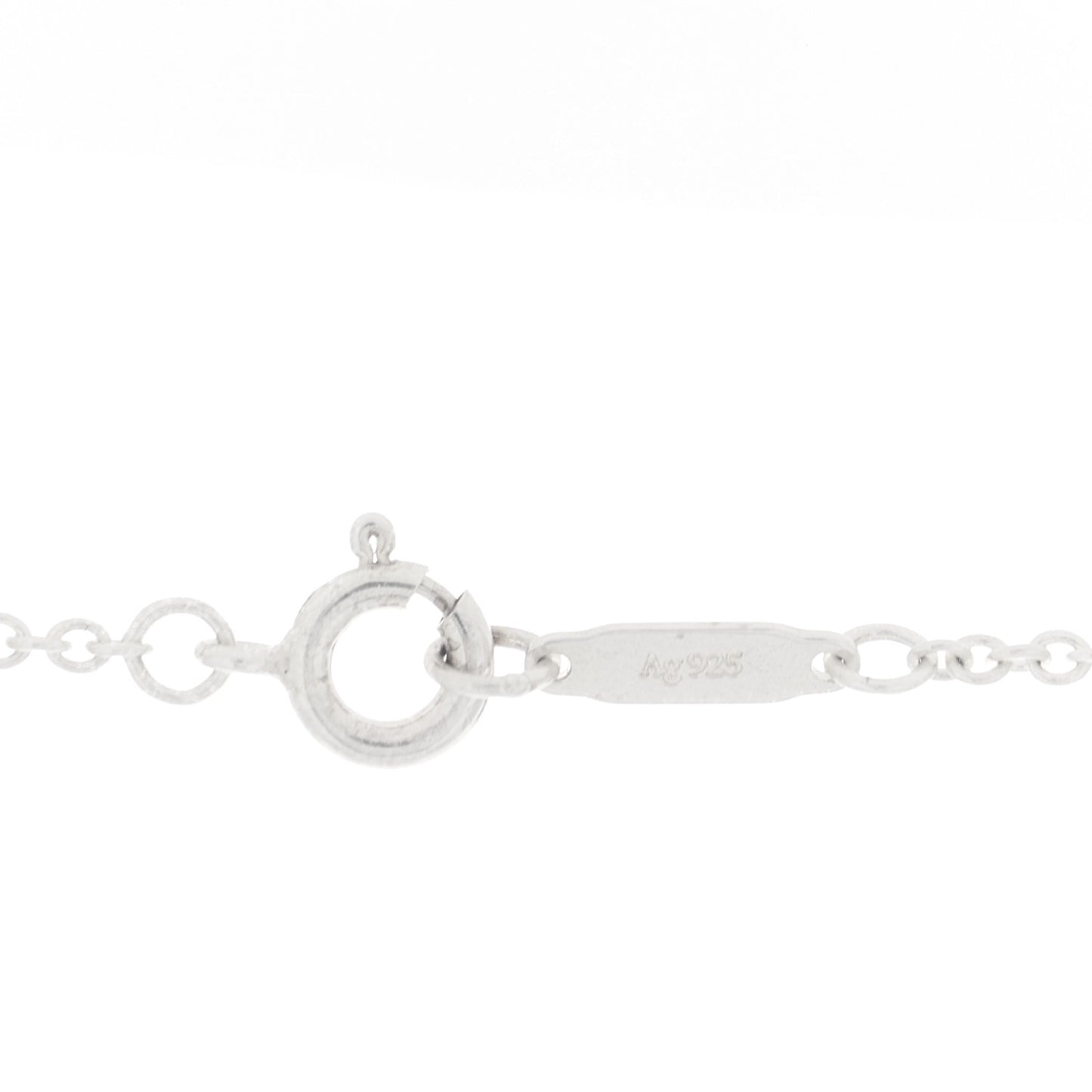 Sterling Silver Black Onyx Price Tag Pendant Necklace