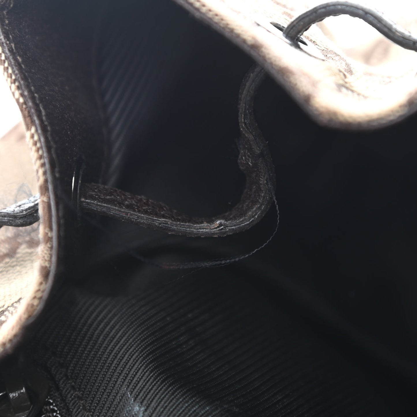 Monogram Backpack Dark Brown