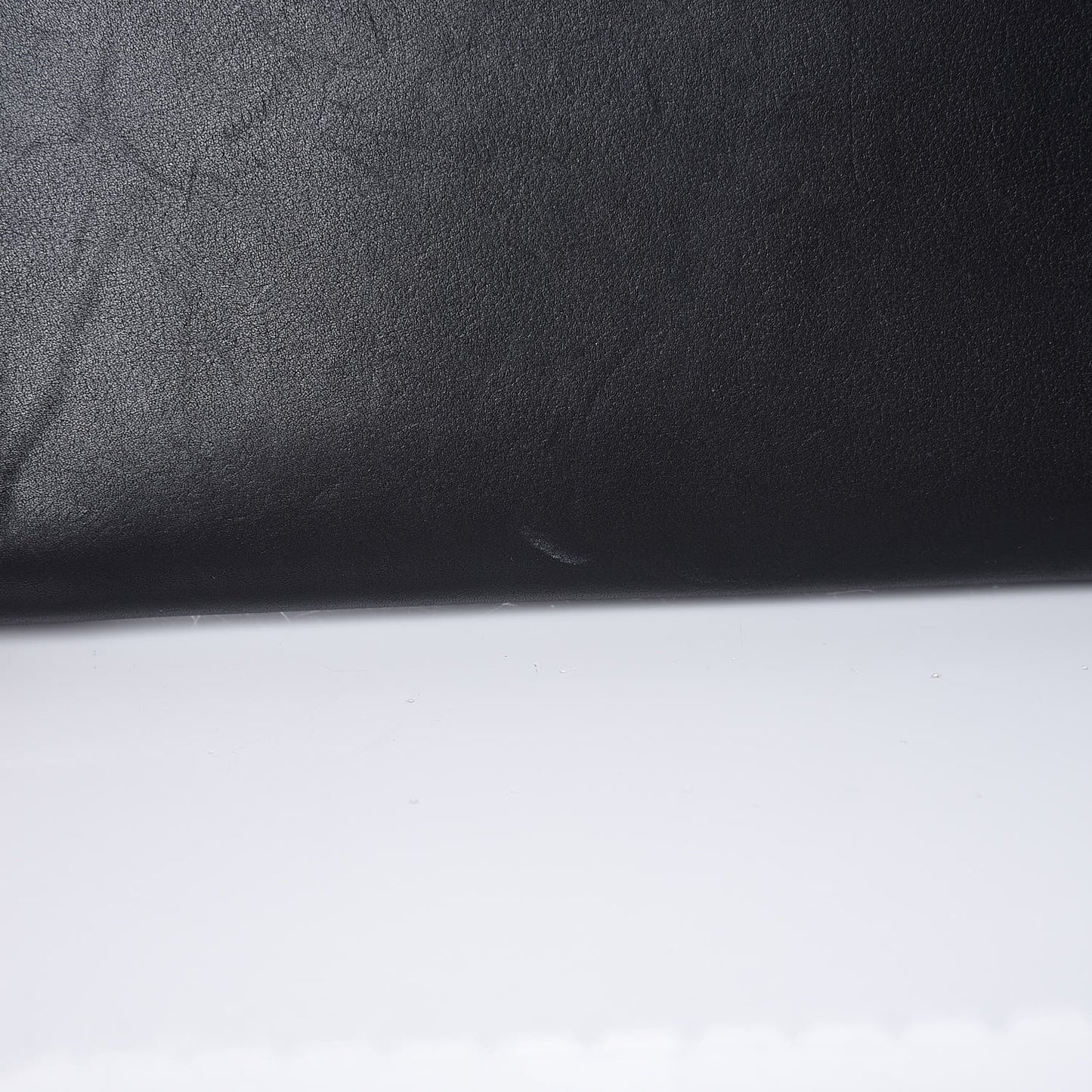 Calfskin Tonal Rockstud Zip Around Wallet Black