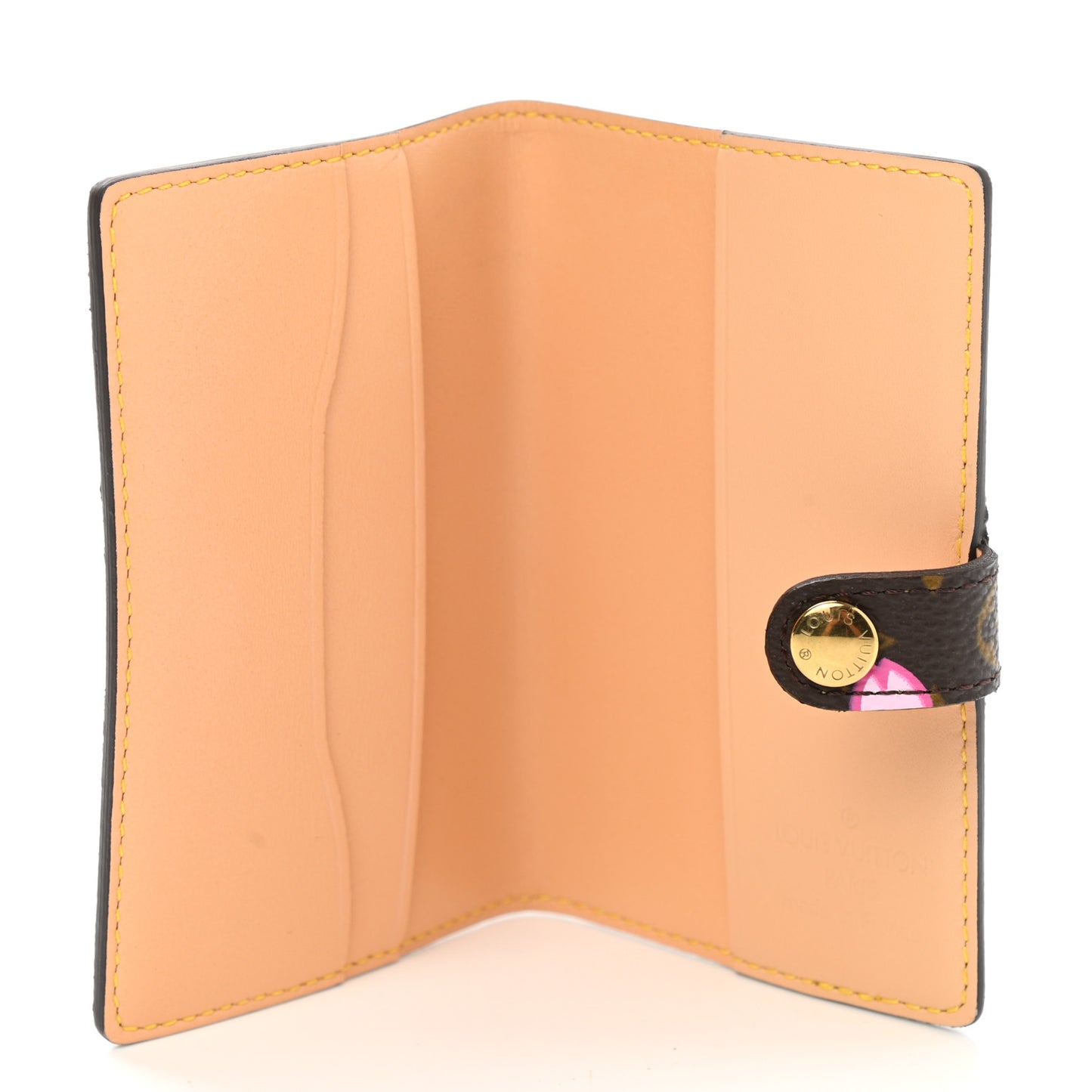 Monogram Cherry Blossom Carnet de Bal Mini Agenda Cover Brown