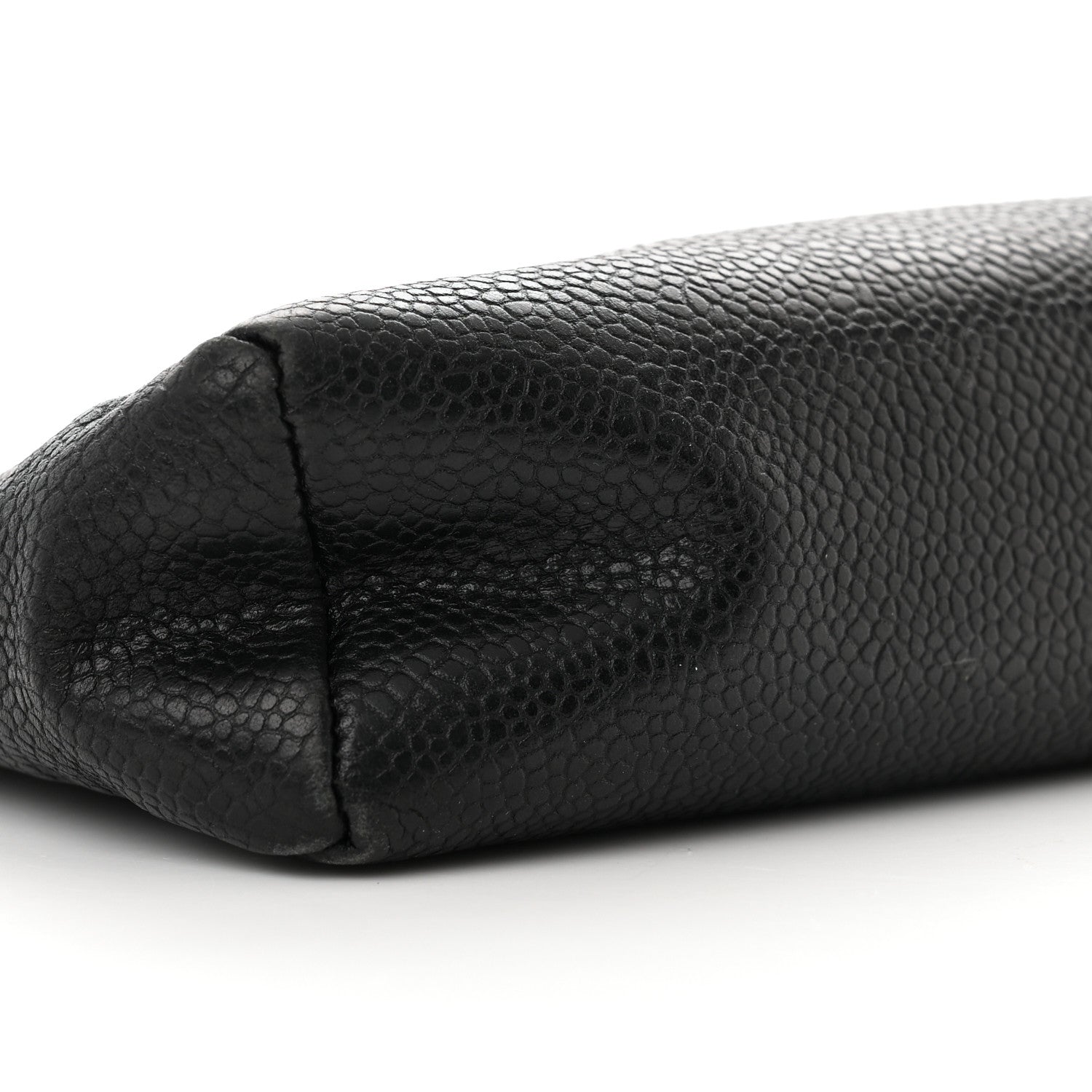 Chanel Caviar Timeless CC Cosmetic Pouch Bag Black 10 of 13