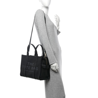 Marc Jacobs Grained Calfskin Medium The Tote Bag Black 2 of 10